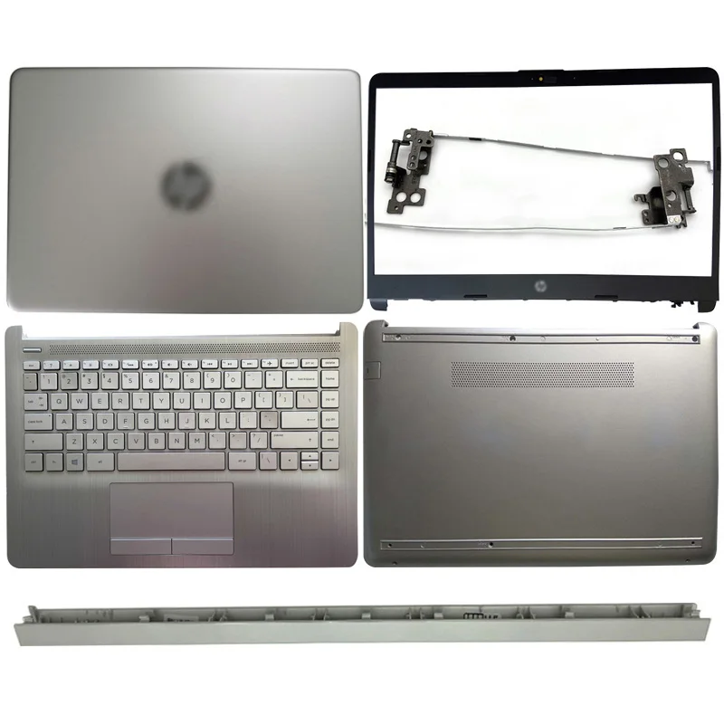 

NEW Laptop LCD Back Cover/Front Bezel/Hinges/Palmrest/Bottom Case For HP 14-CF/DF/DK 14S-CF CR L24469-001 L48648-001 L24475-001