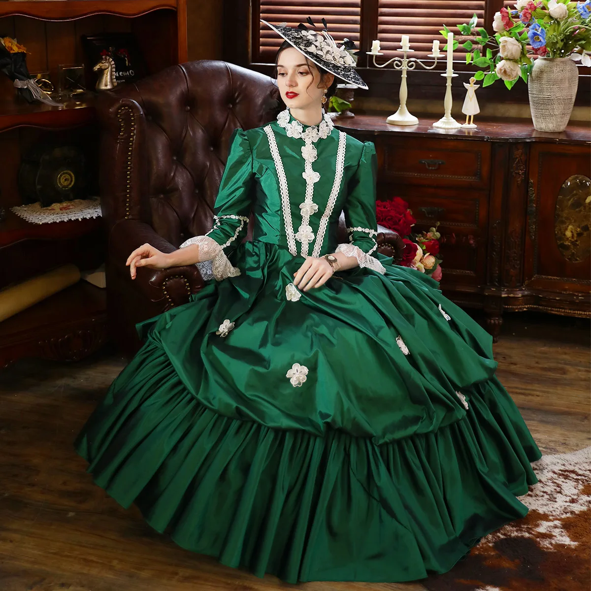 Cosplay Medieval Renaissance Gown Robe Victoria Palace Princess Dress Halloween Carnival Party Costumes For Women Adult Costumes