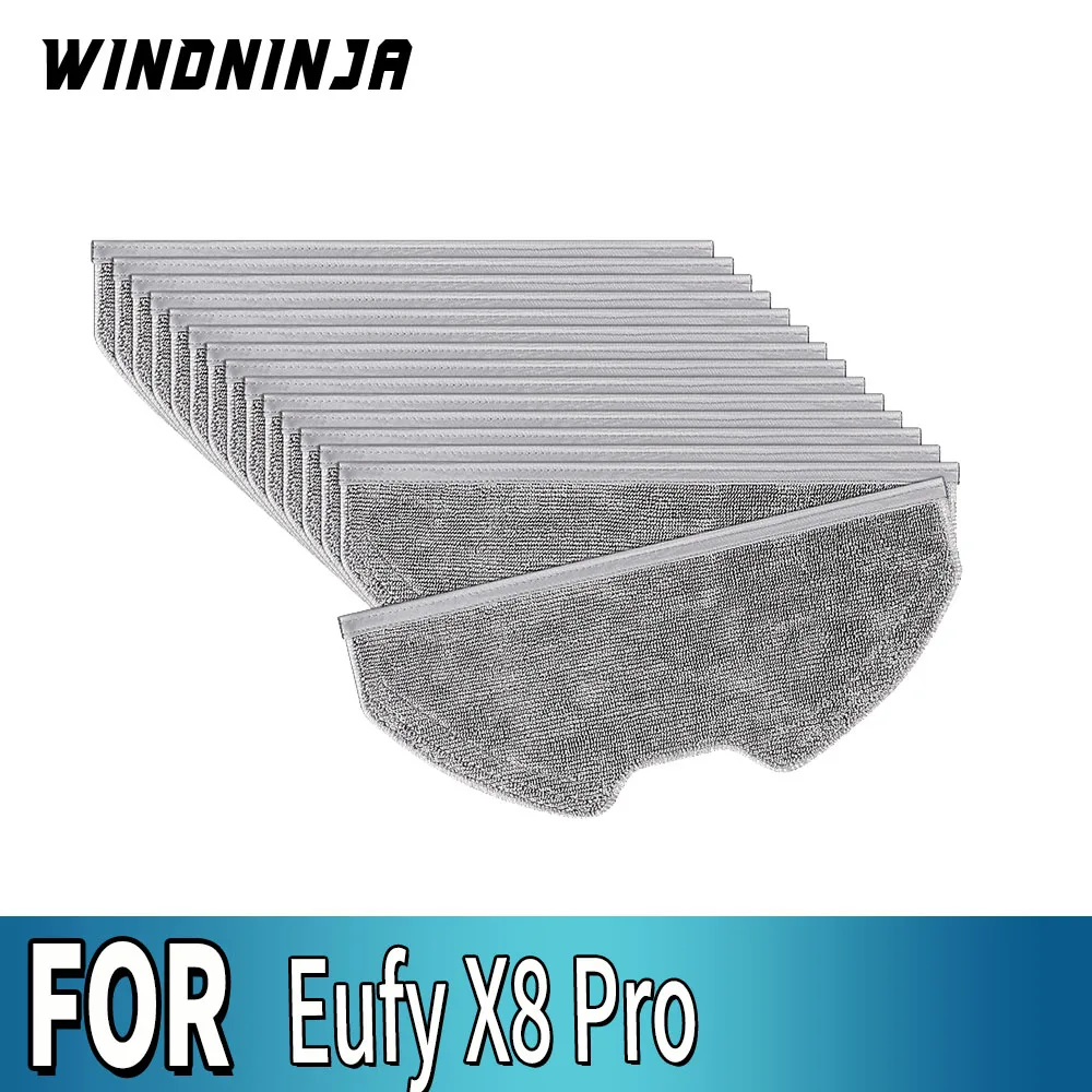 Compatible For Eufy X8 Pro Robot Vacuums Cleaner Washable Mopping Mop Cloth Mop Pads Replacement Accessories Parts