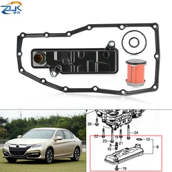 ZUK Transmission Filter Gasket Kit 25420-5X9-003TZ For HONDA  ACCORD CIVIC 2016-2023 For CR-V 2015-2021 For ODYSSEY 2016-2021