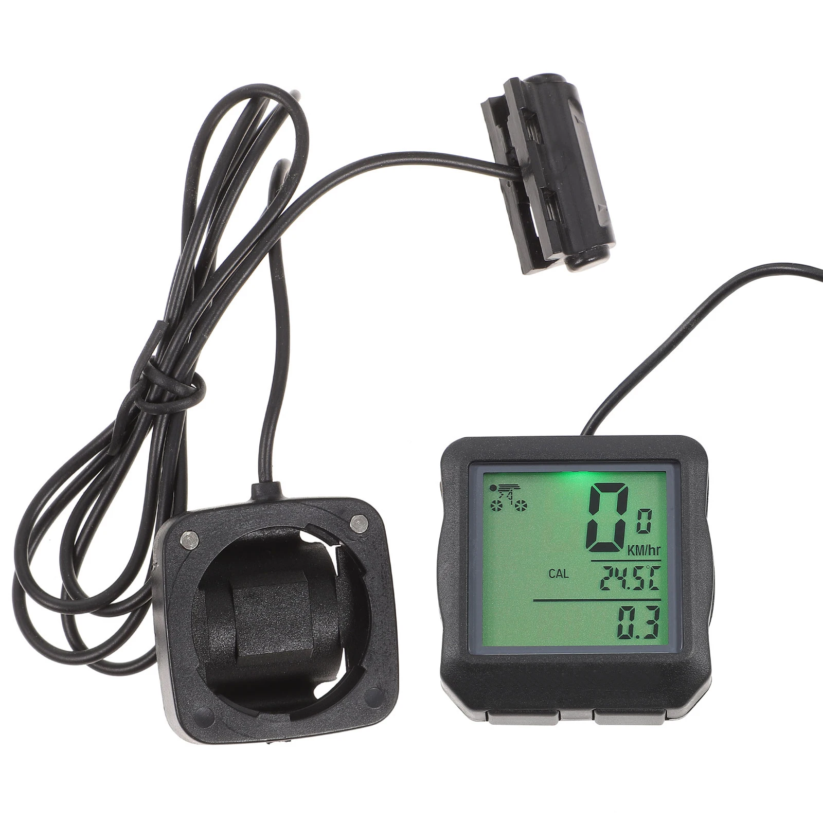 

Bicycle Stopwatch Bike Odometer Code Table Speedometer Lightweight Durable Waterproof Easy Installation Power Saving Mode