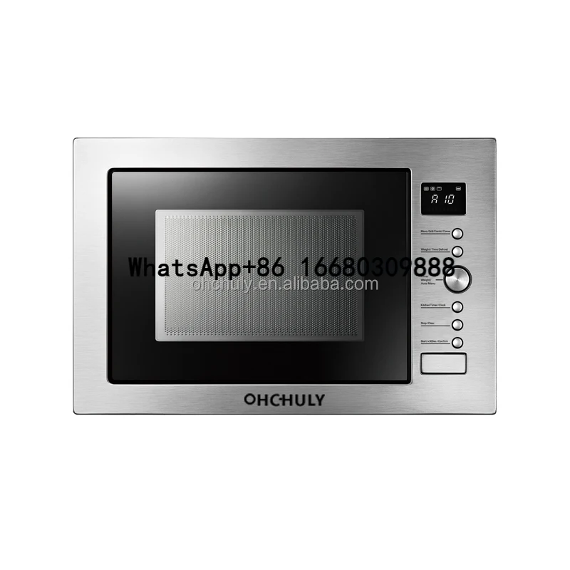 The most popular Built in Black Microwave Oven 2024 Multifunction with Grill Convection Fan 8 Auto-Cooking Menus