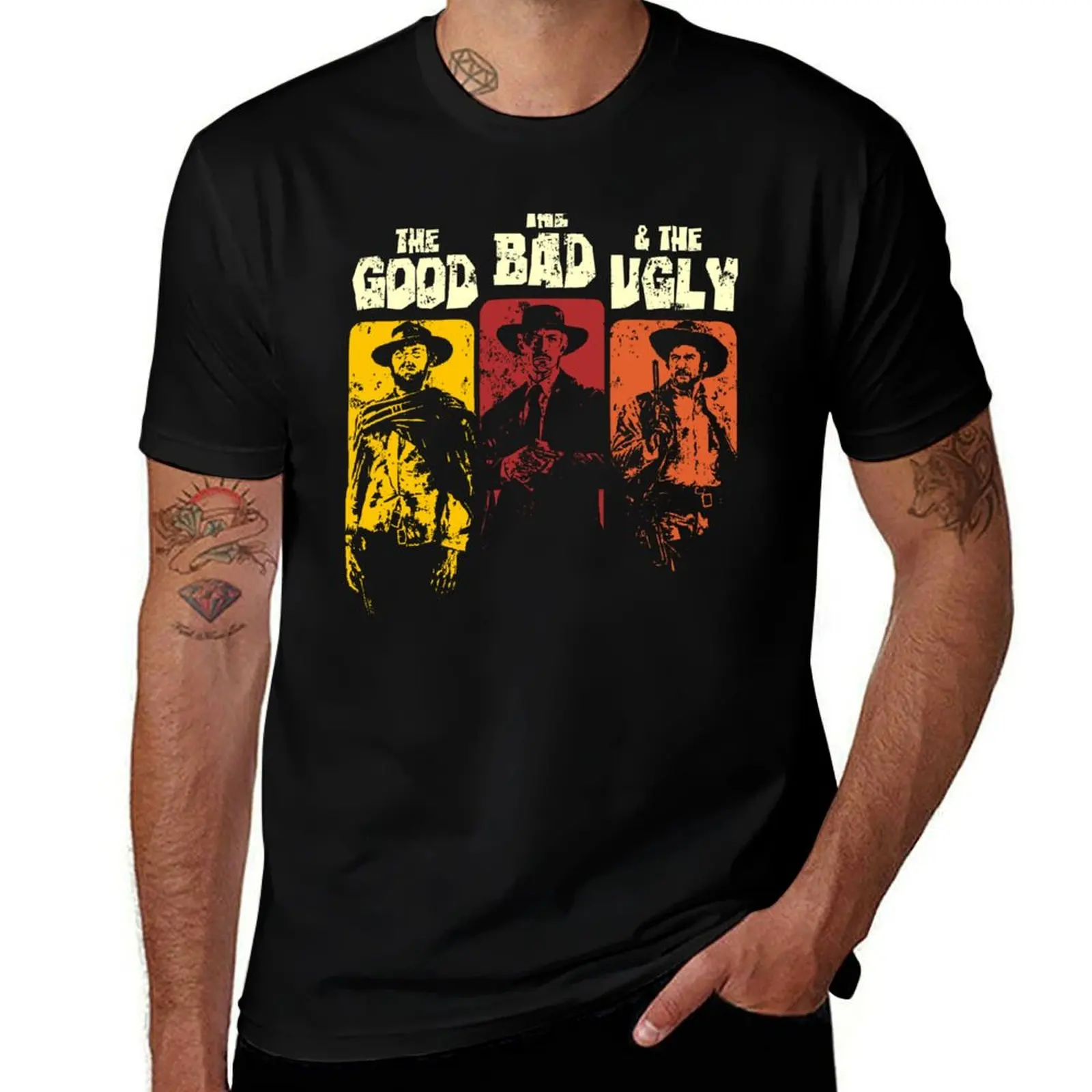 

The Good, The Bad, & The Ugly T-Shirt graphics blue archive workout shirts for men