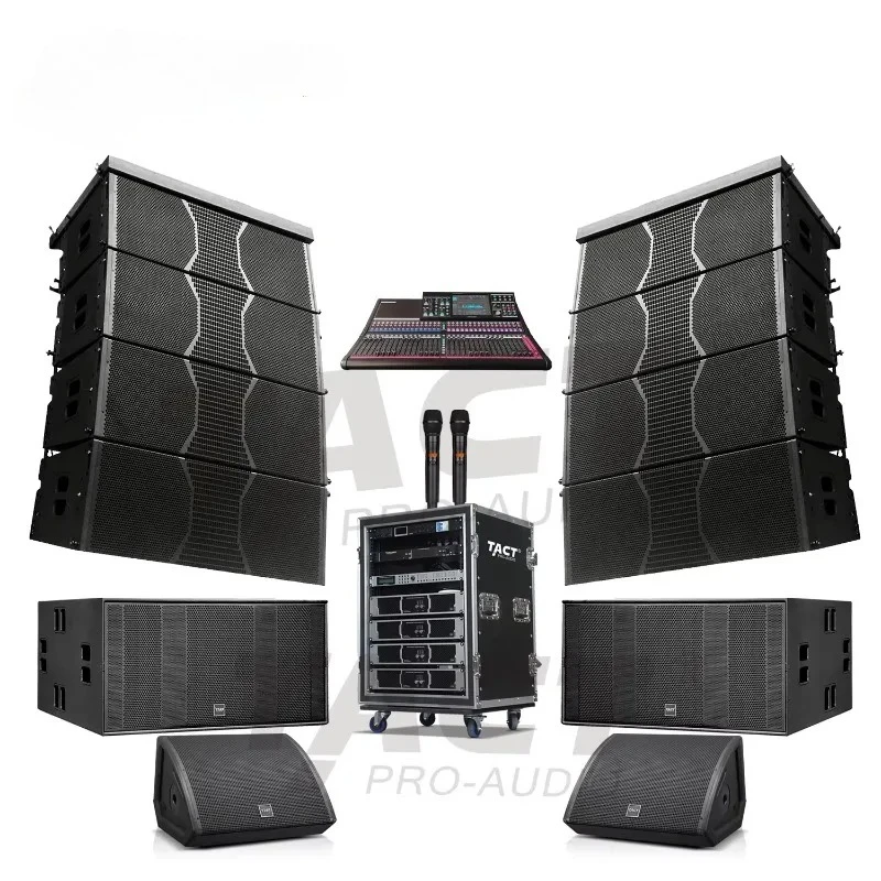 Pro Audio Dual 12 pollici Professional Audio Line Array Pa System Apparecchiatura audio per esterni