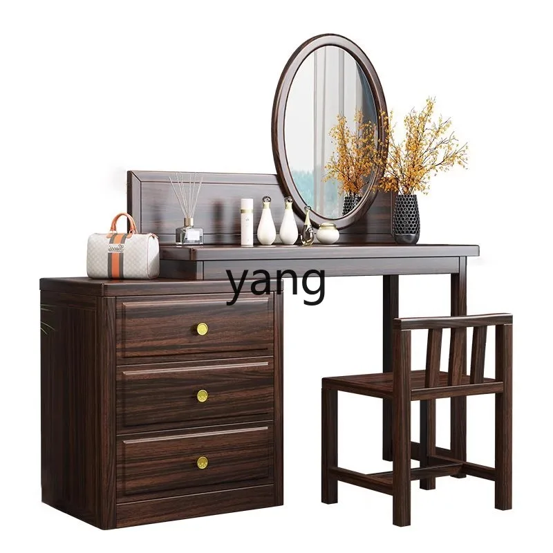 LTT new Chinese dresser modern bedroom simple retractable makeup table chest integrated
