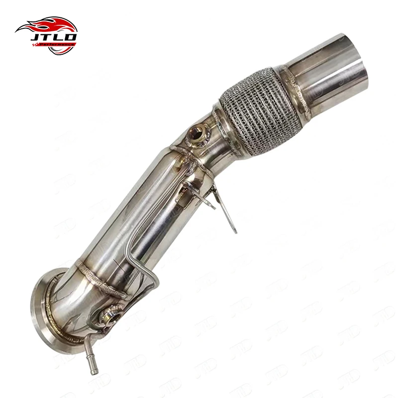 JTLD Performance Exhaust System 304SS Straight Pipe Polished Downpipe For BMW B48 G20 G21 G22 G23 320 330i 420i 430i OPF Escapes