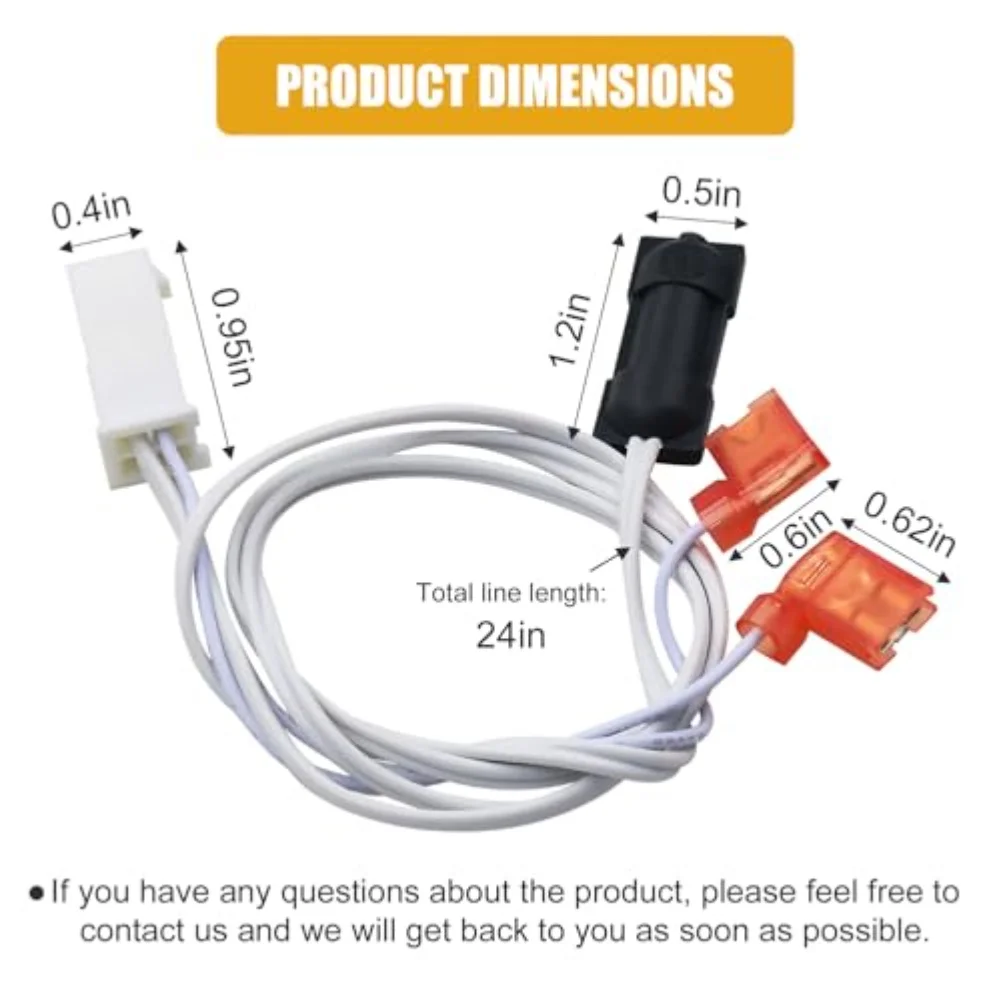 2 قطعة RV الثرمستور الجمعية 636658 RV/التخييم الثلاجة استشعار درجة الحرارة الثرمستور الجمعية لقياس 1200/1210