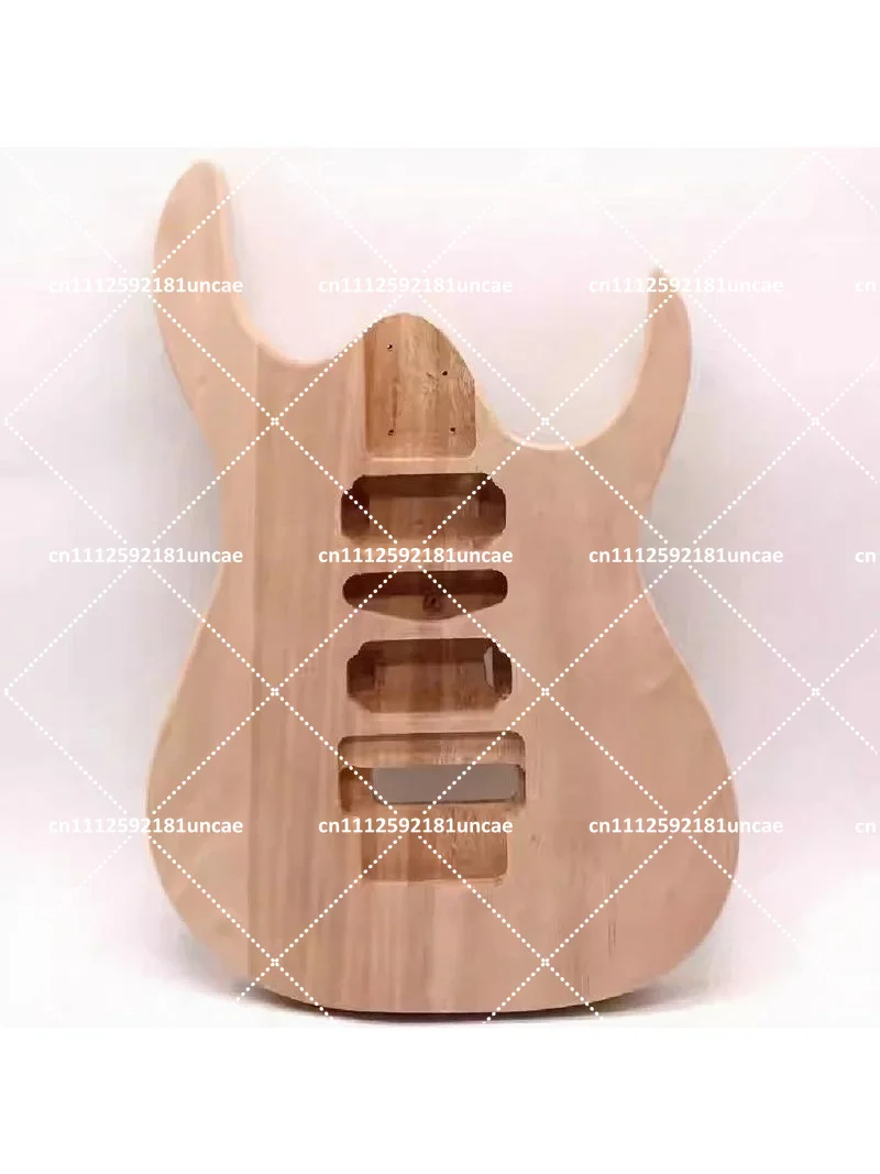 Solid Mahogany Electric Guitar Body Three-Piece Double Tremolo DIY Assembly Kit