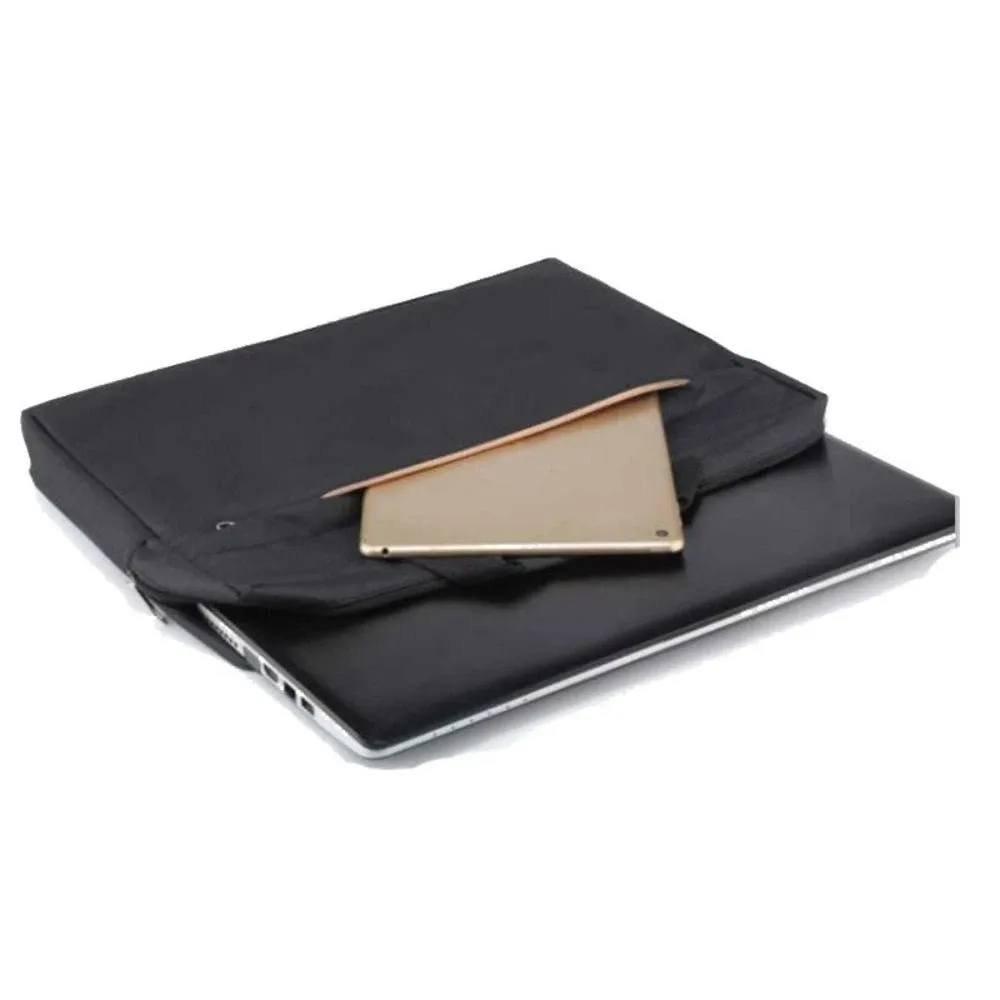 Portable File Folder Bag Men Briefcases Document Handbag Business Briefcases Multi-layer Black Laptop Handbag Lawyer