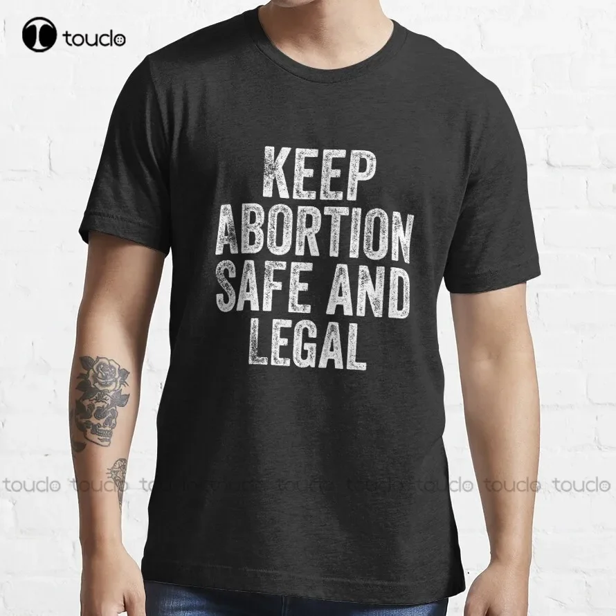 Keep Abortion Safe And Legal Trending T-Shirt Black Tshirt Men Funny Art Streetwear Cartoon Tee Fashion Tshirt Summer Xs-5Xl New