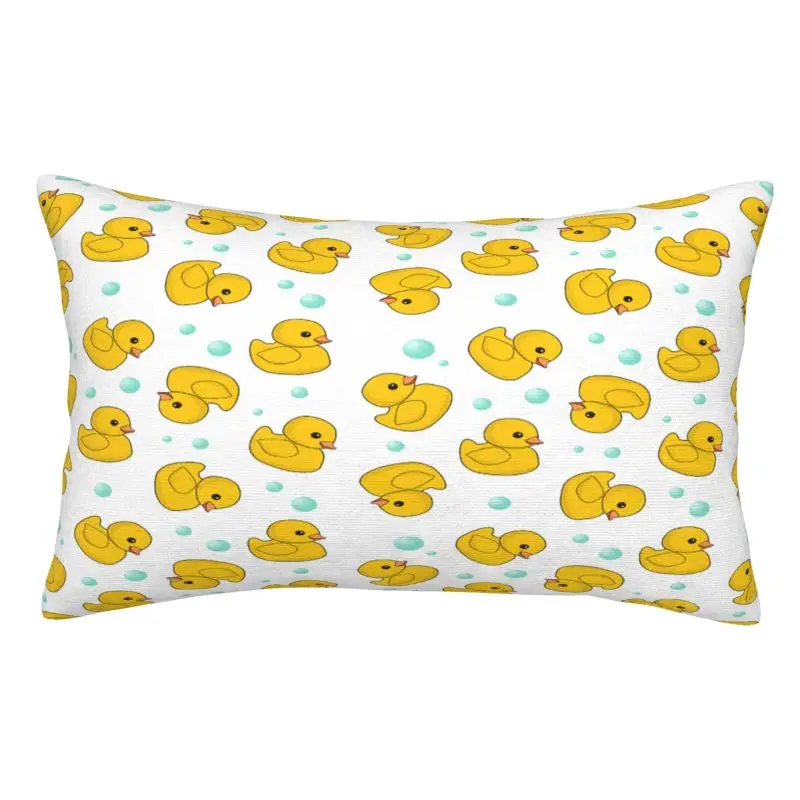 

Custom Yellow Duck Pillow Case Modern Cushion Cover Rectangle Pillowcase