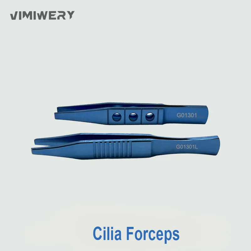 Cilia Forceps Titanium Ophthalmic Surgical Instruments