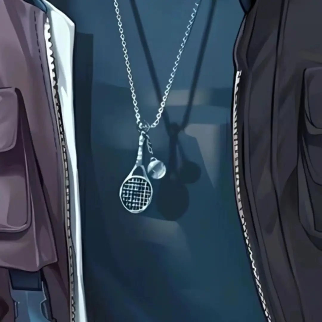 "خارج العالم" قلادة قلادة أنيمي المحيطة اثنين يوان الأصلي اليدوية كوس سلسلة الترقوة #2