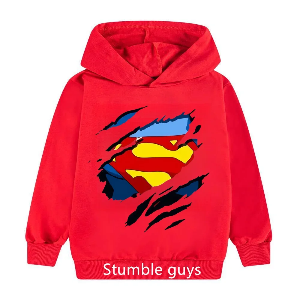 Marvel American Drama Around Batman Superman Around Children\'s Clothes Spring and Autumn Men and Women Hoodie