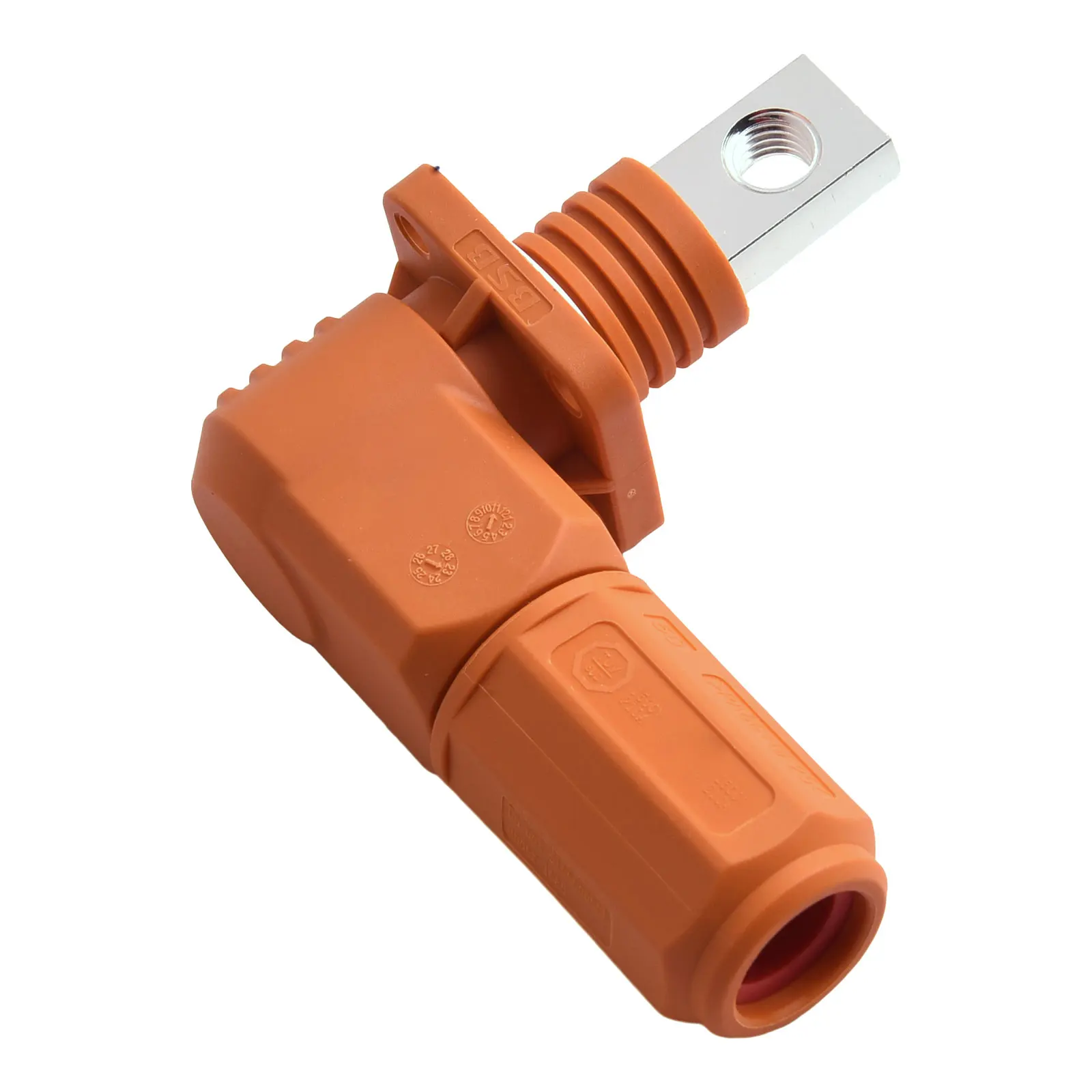 120A/200A Battery Energy Storage Connector High Current Quick Terminal Flame Retardant IP67 Waterproof Elbow Power Terminal