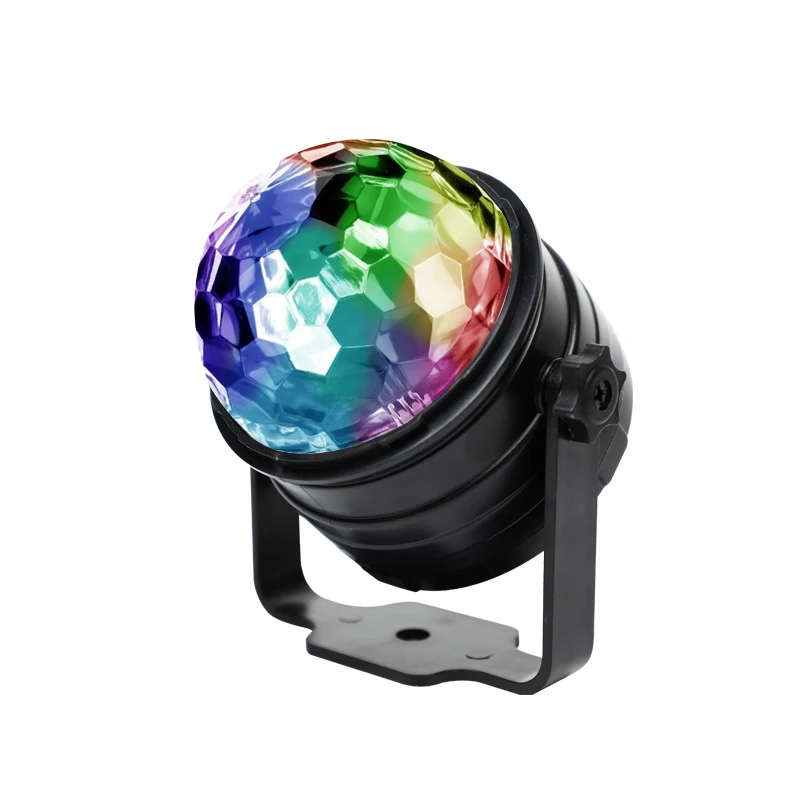 HCWE USB MINI Magic Ball Family Party Led Lighting Carrying Bracket Disco Car UV Atmosphere Light Decoration Family Party Light