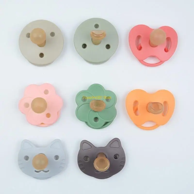 

WXTD Baby Silicone Pacifier Flower Dummy Pacifiers Bibs Pacifier for Newborn Infant Baby Girls Boys Comfort