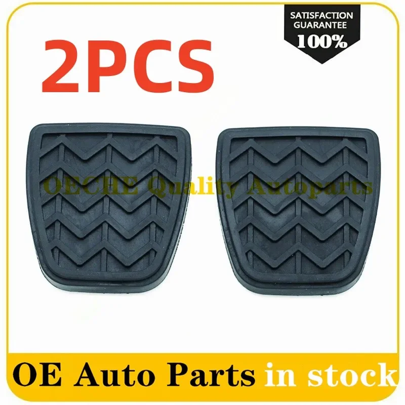 2PCS Clutch Brake Pedal Pad Rubber for Toyota Camry Hilux Vigo KUN 31321-52010 3132152010 31321 52010 3504122-S08 New