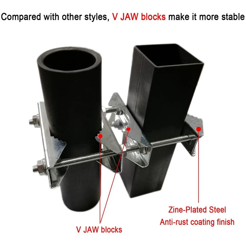 Комплект из 3 предметов, мачтовой зажим с двойной антенной, болты 5,5 дюйма, стойкий полюс для защиты от коррозии, монтажный комплект, держатель кронштейна