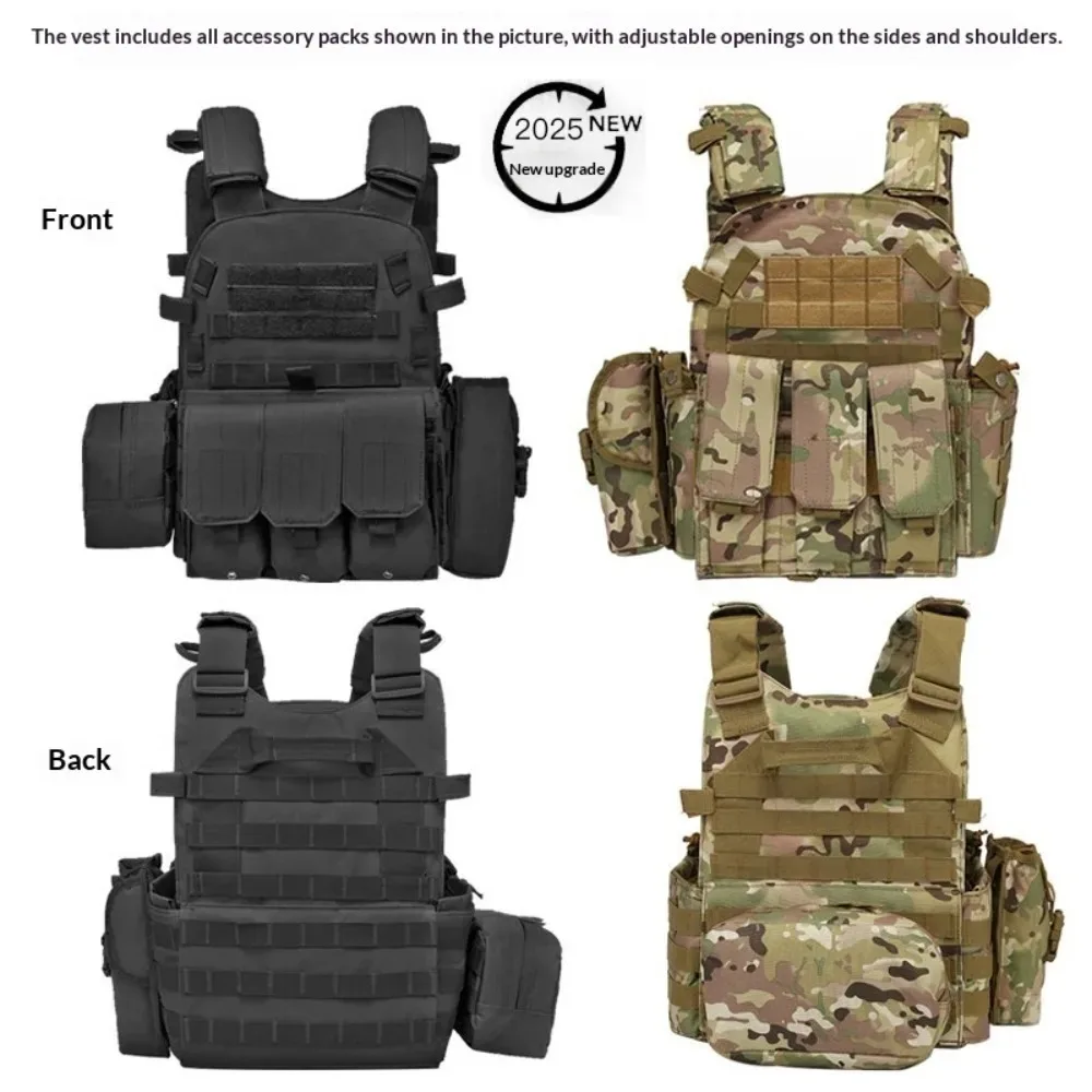 Children Airsoft Paintball Vest Adjustable Tactical Combat Vest For Outdoor CS Game Cosplay Role Play Kids Military Gear - view 3