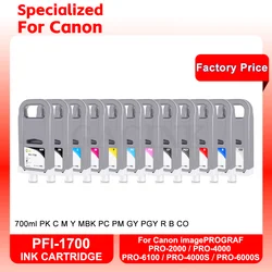 PFI1700 PFI-1700 Ink Cartridge 100% Compatible for Canon Pro 2000 4000 4000s 6000 6000s pro 2100 4100 6100 With Pigment Ink