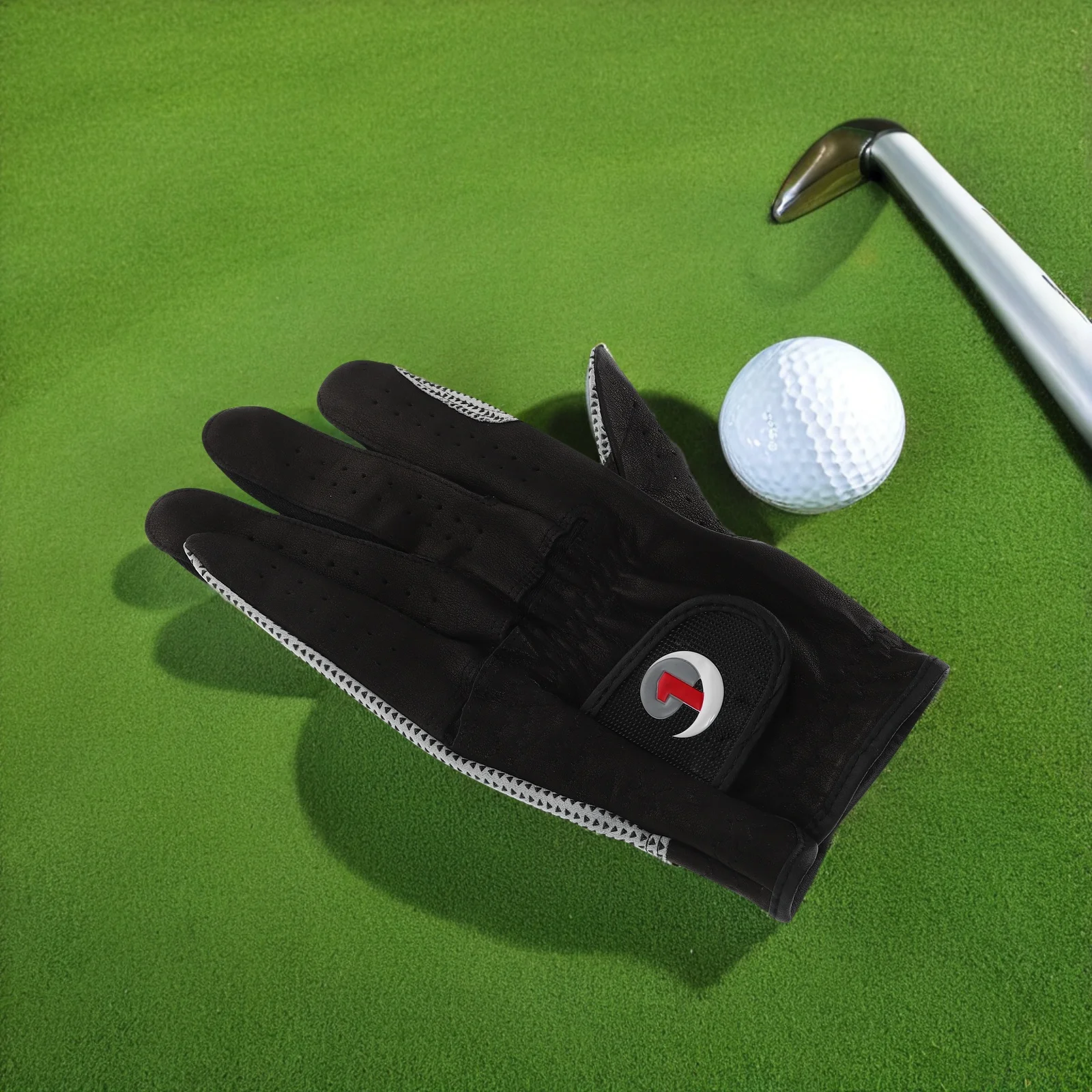 رجل اليد اليسرى جولف قفاز جلد الخراف نونسليب قبضة مريحة في الهواء الطلق الدورات حجم 26 رجل اليد اليسرى جولف قفاز