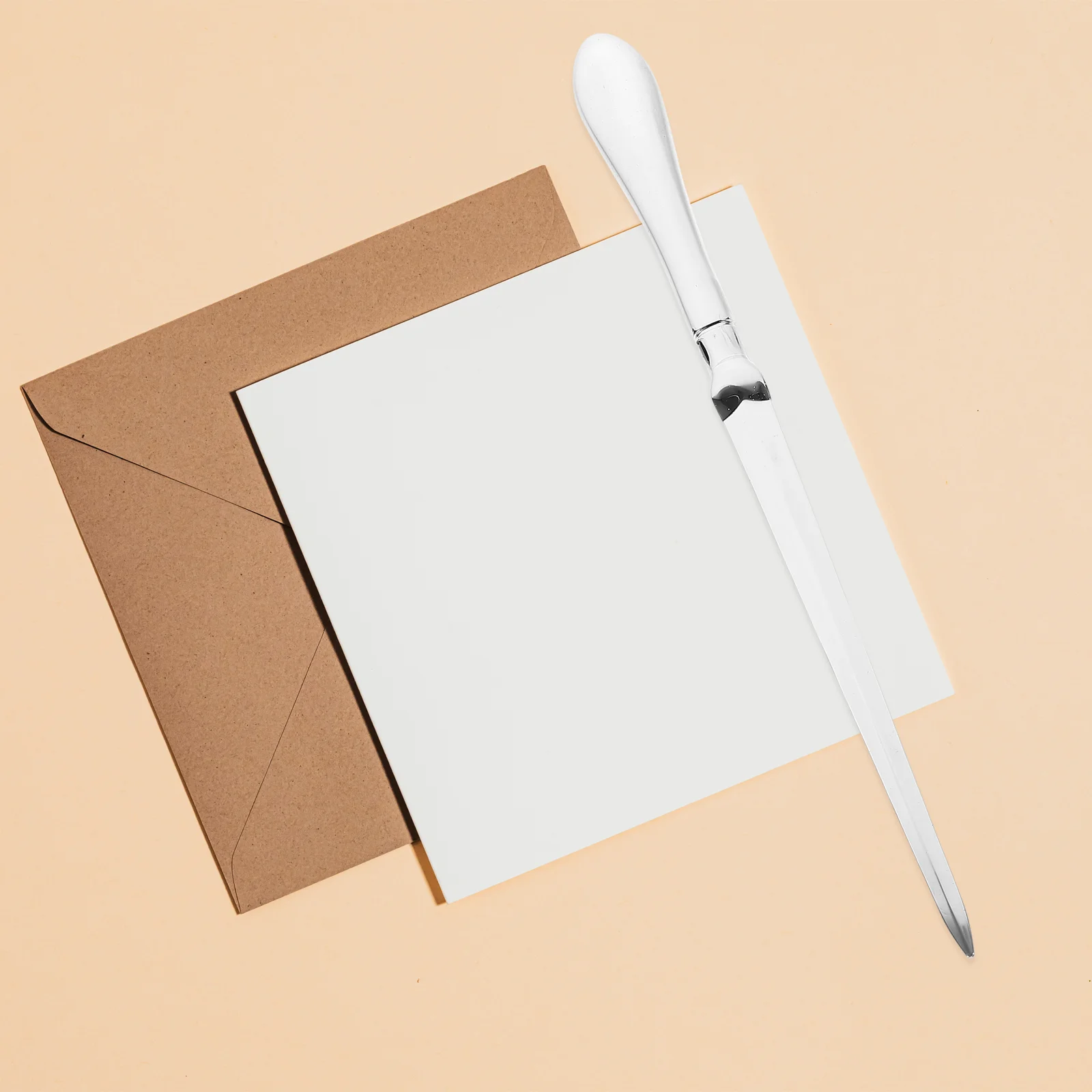 Ouvre-lettre portable en alliage avec boîte-cadeau, ouvre-enveloppe, papier pratique pour la maison et le magasin, argent