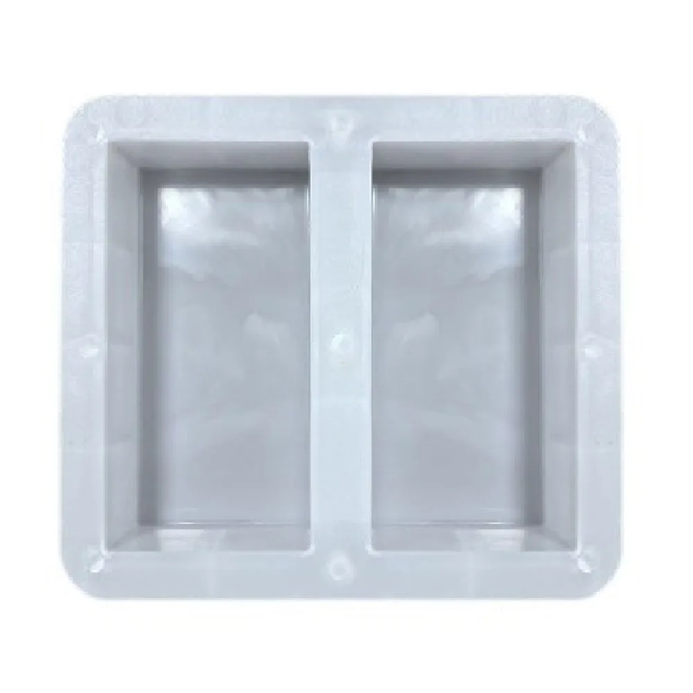 

DIY Paving Cement Mold Reusable 20x10cm Concrete Pavement Mold White Manual Operation Cement Brick Mould Garden Paths