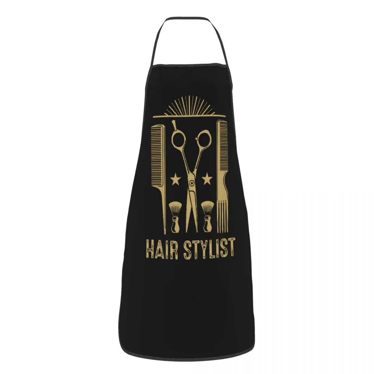 Hair Stylist Bib Apron Adult Chef Tablier Cuisine for Kitchen Cooking Barber Hairdresser Fashion Trend Hairstyle Kitchen Baking