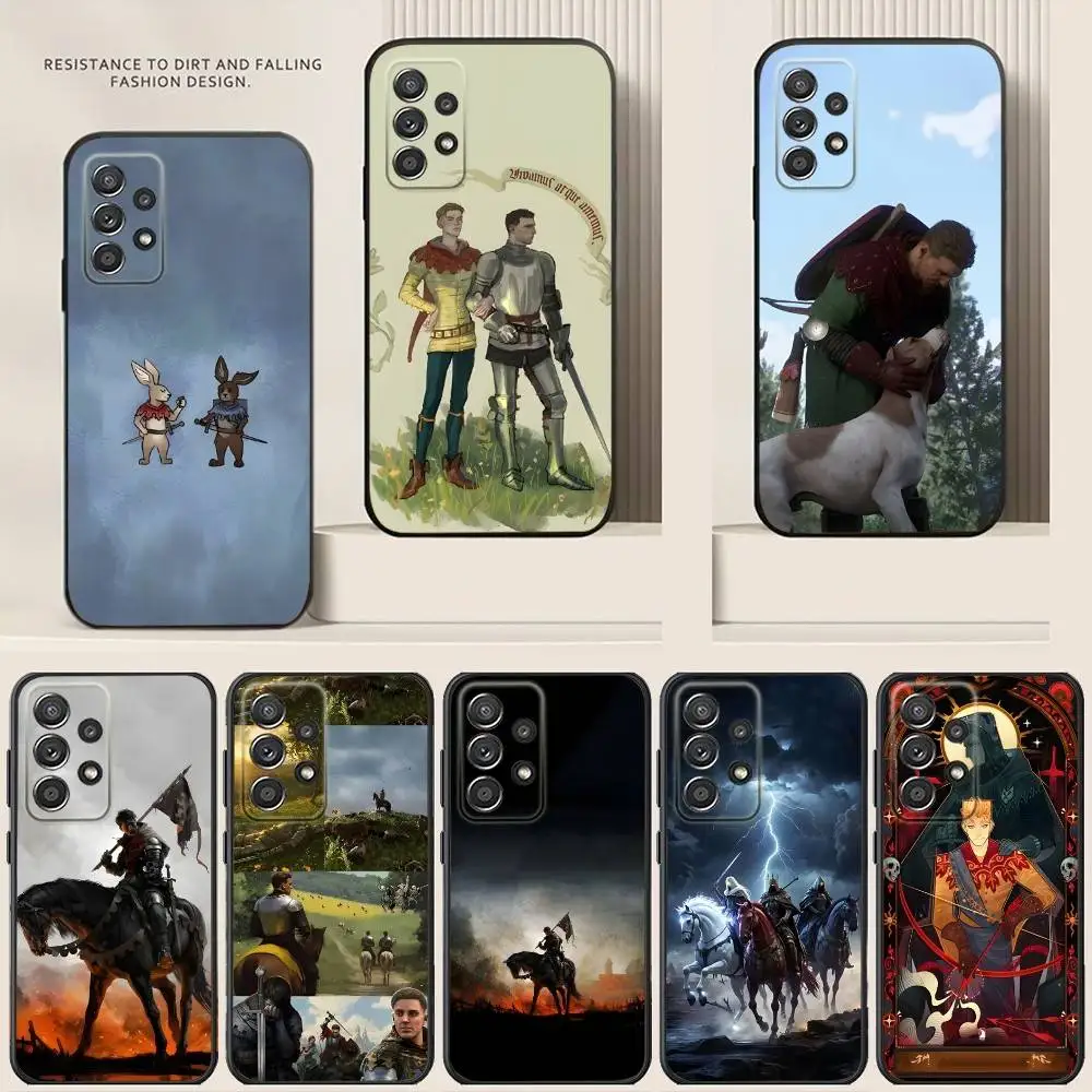 

KCD Kingdom Come Deliverance Phone Case For Samsung S25,24,21,22,23,30,Ultra,20,Plus Black soft silicone case