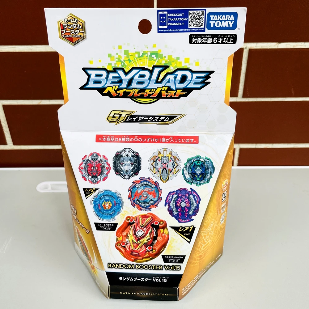 

Оригинальный TAKARA TOMY Beyblade B140 Burst GT Booster, Vol. 15,BEYBLADE B-140 (1 шт.), подтверждение различных моделей продукции