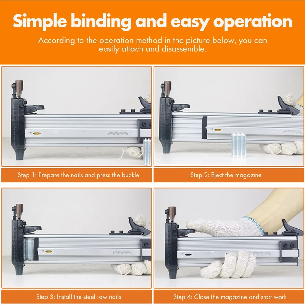 ST18B For Wall Fastener Tool with Aluminum Construction High Strength Steel Firing Pin and Reliable Auto Feed Design