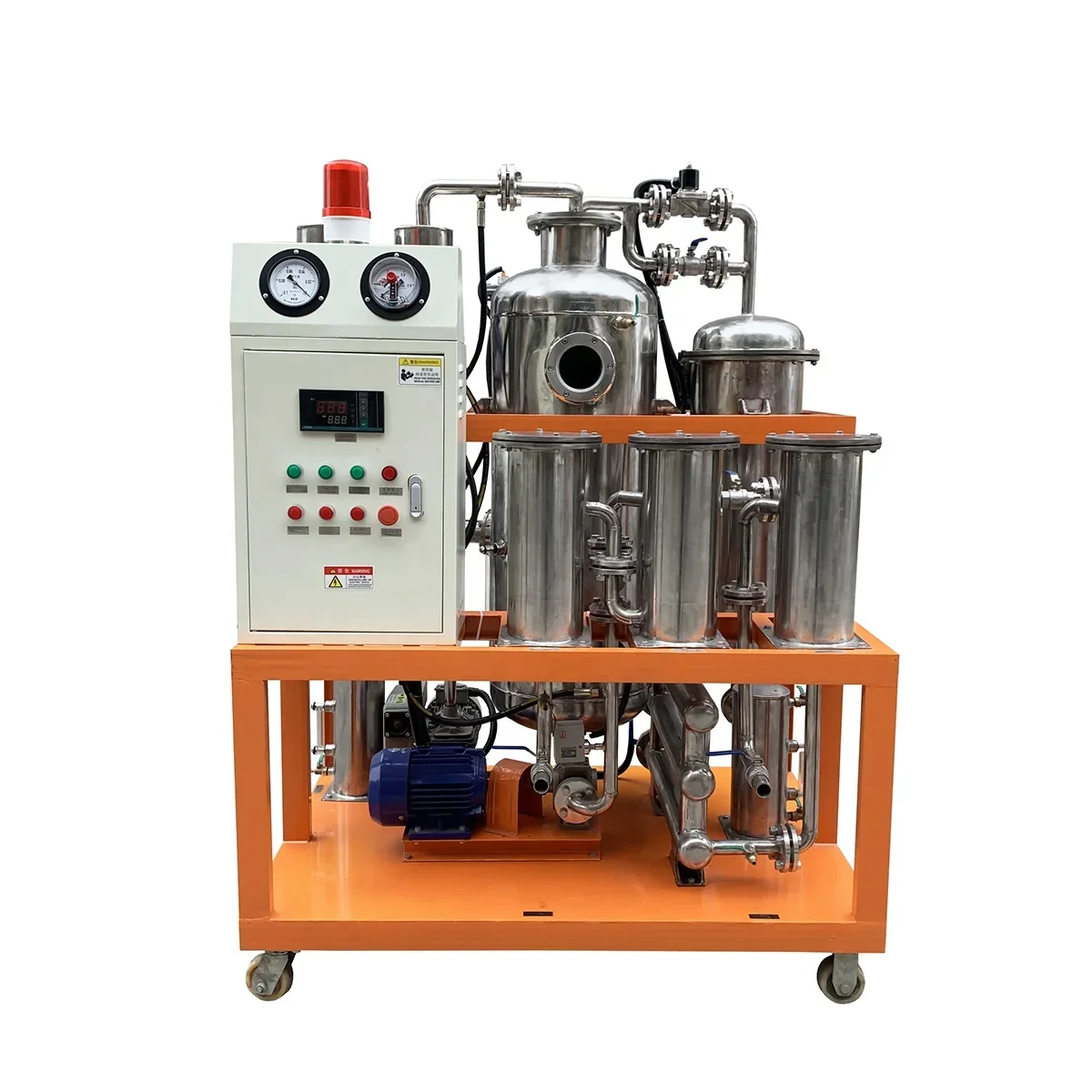 Fully Automatic Biodiesel Production And Waste Cooking Oil Cleaning Plant For Dehydration And Impurities Removal