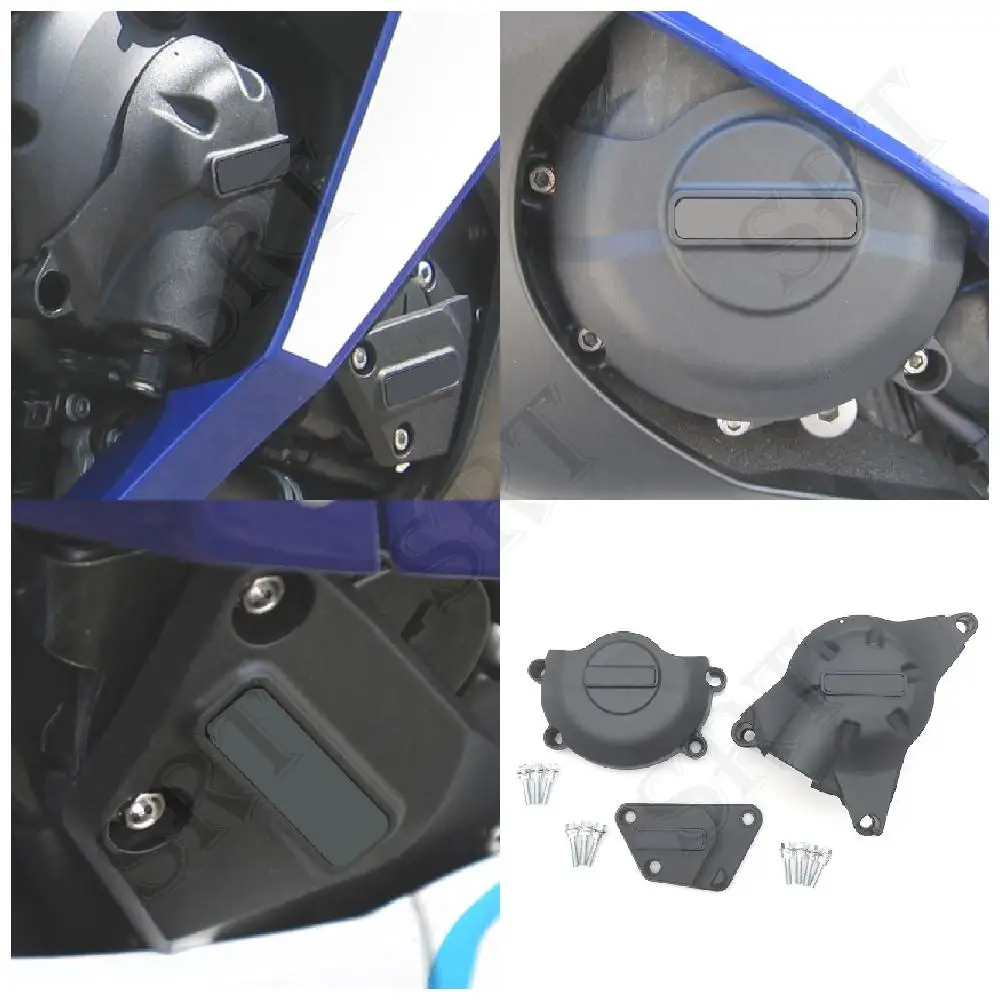 

Fit For Yamaha YZF R6 ABS YZF-R6 2006-2023 Motorcycle Accessories Secondary Engine Case Cover Set Protection Guard Kit