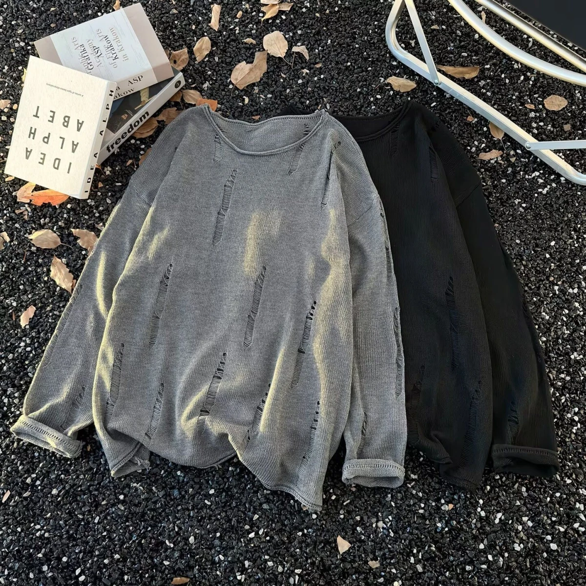 

Fall Winter V-Ne Knitted Cardigan Men's Color Casual Sle Loose Fit Long Sve Outerwear Comfortable Soft Polyester