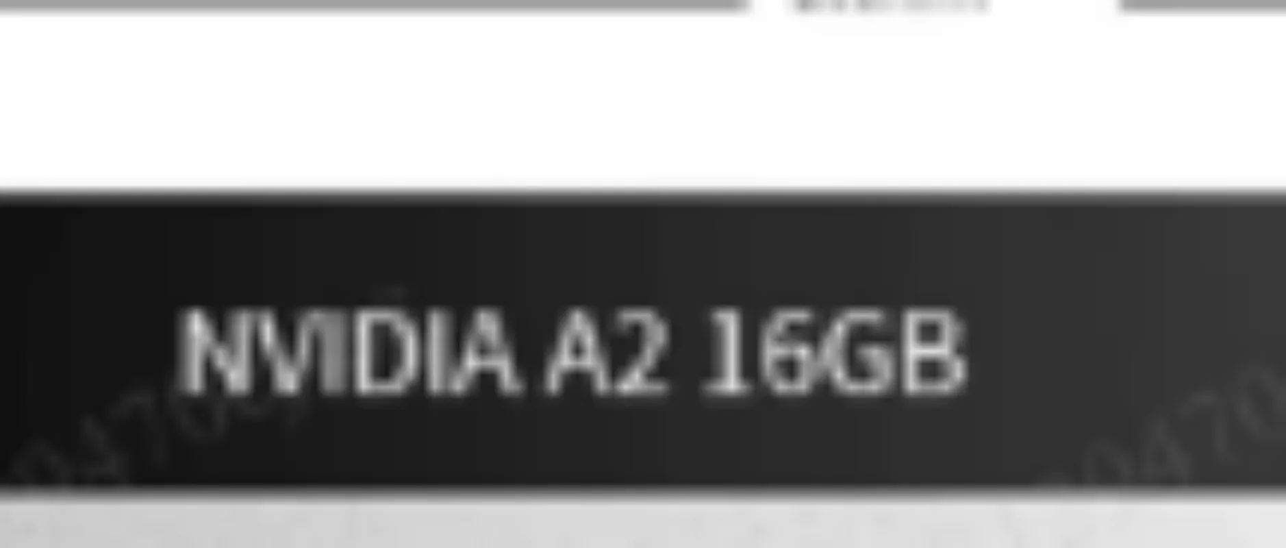 A2 16GB GDDR6 PCIe Gen4 GPU | Half Height Low Profile Server Accelerator | AI Machine Learning Inference