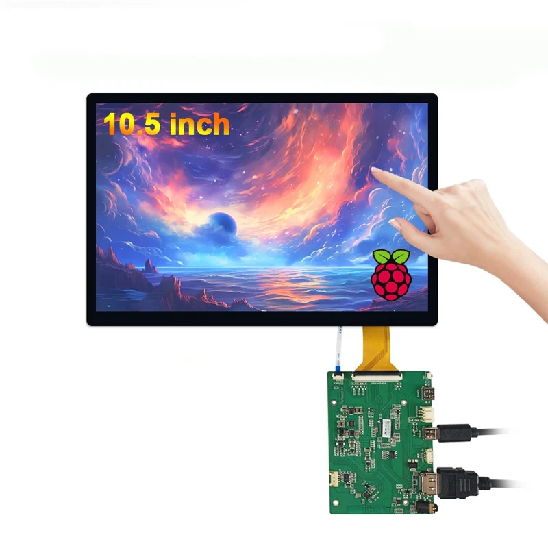 شاشة AMOLED متعددة الوظائف تعمل باللمس بالسعة مقاس 10.5 بوصة شاشة عرض 2560x1600 لأجهزة الكمبيوتر المحمول Raspberry Pi Gaming Screen PS4/5 Xbox 60hz