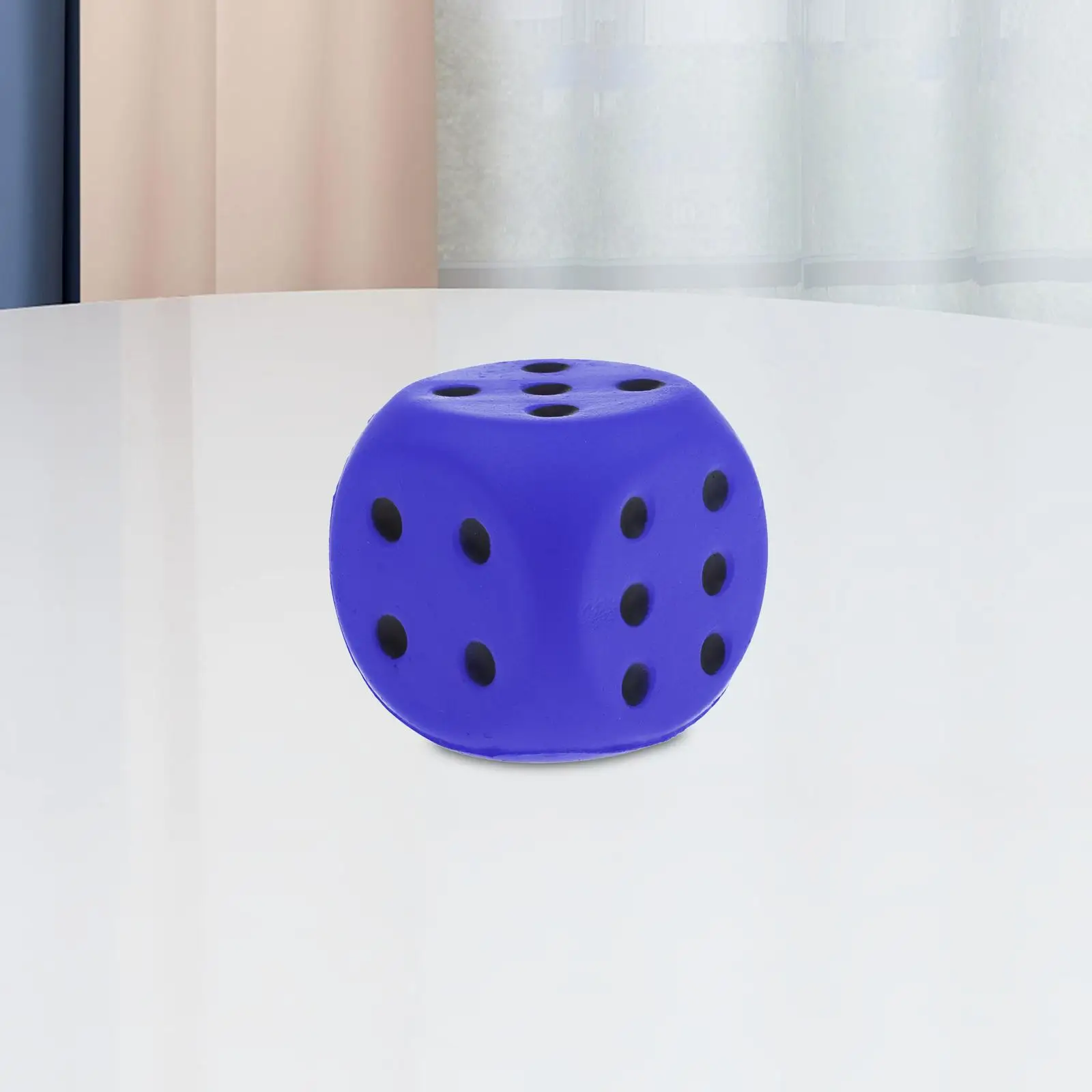 Dadi a punti 3x4 cm Giocattoli educativi per bambini su 6 facce per giochi domestici Blu