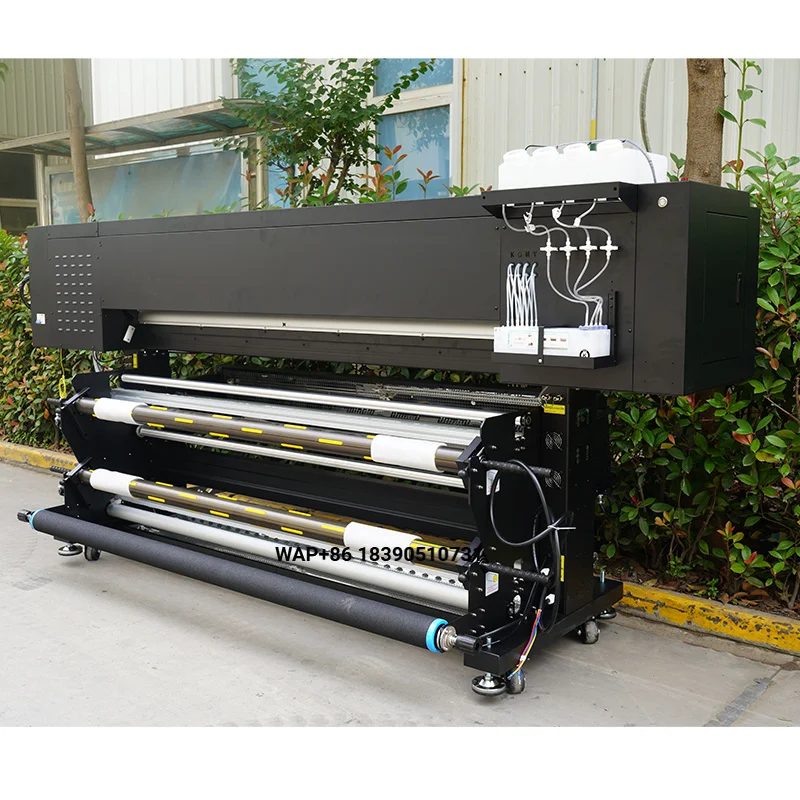 Large Format Eco Solvent Inkjet Printer Manufacturer 6ft 1.8m Sublimation Textile Printing Machine
