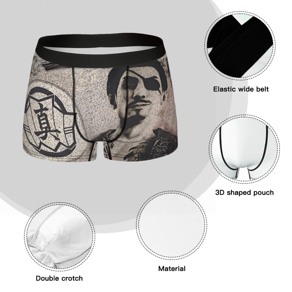 Majima Note Yakuza Underpants Breathbale Panties Male Underwear Ventilate Shorts Boxer Briefs