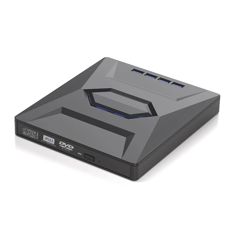 

Многофункциональный внешний оптический привод DVD RW горелка Plug and Play 7 в 1 USB TYPE C Внешний оптический привод