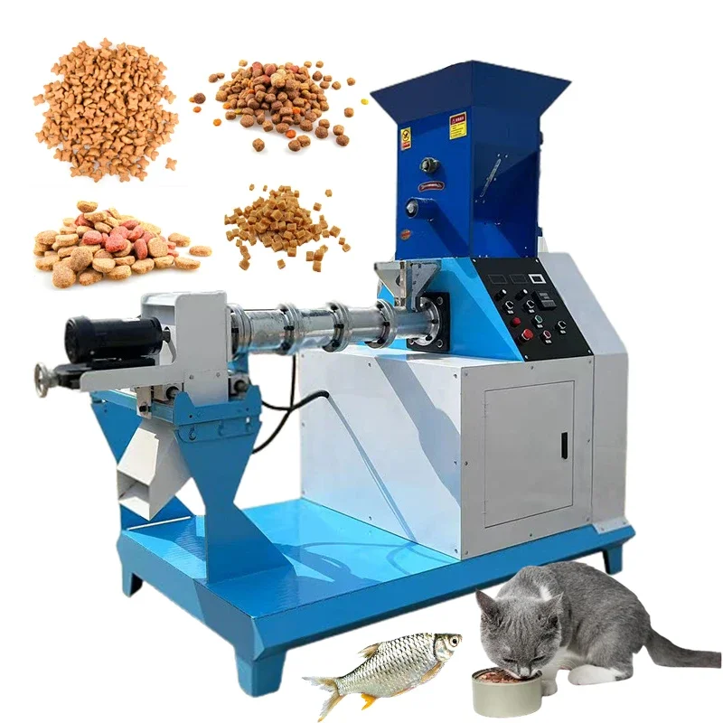 

Factory Wholesale Fish Feed Pellet Extruder Plant Floating Making Machine All Rang