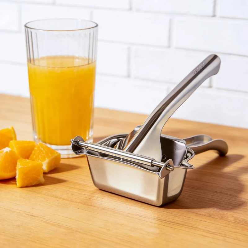 LMM Stainless Steel Manual Juicer Orange Pomegranate Fruit Press Lemon Orange Juice Artifact