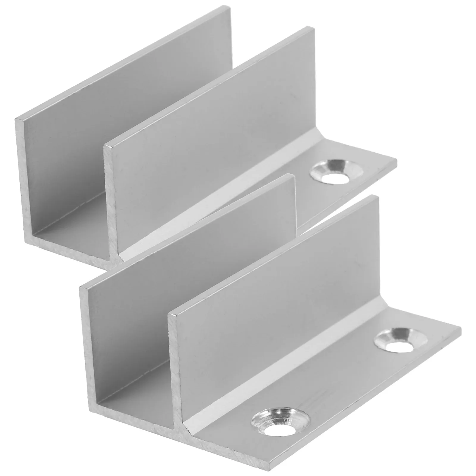 

2 Pcs Barn Door Stopper For Track Guide Automatic Door Accessories Glass Shower Barn Stopper Track Bottom Parts Floor Mount