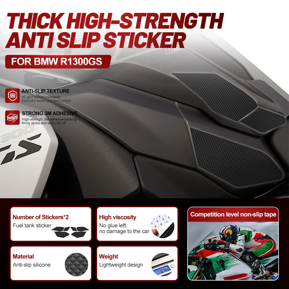 For BMW R1300GS Motorcycle Fuel Tank Stickers Motorfiets Accessories Direct Fit Practicality And Aesthetics Side Panel Decals