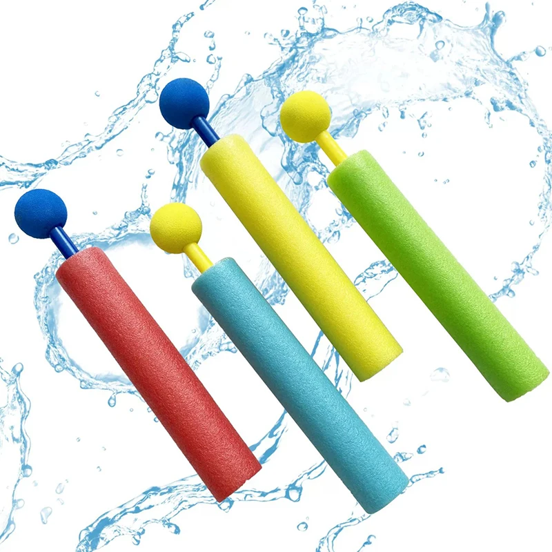 3/6/12PCS Random Color EVA Water Gun Pool Beach Garden Outdoor Water Spray Squirter Suitable for Party Gathering Game Supply ZYF
