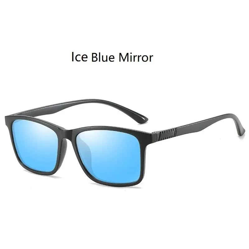 1-2 Stück Luxus-Herren-Sonnenbrillen, modische Vintage-Quadrat-Sonnenbrille mit ultraleichtem Rahmen, zum Fahren und Angeln, für Herren.