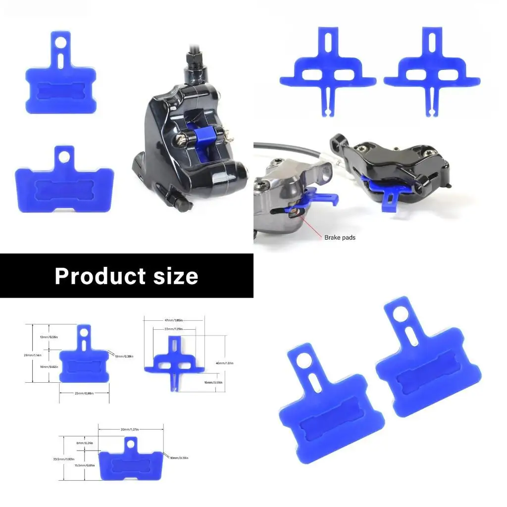 R6FE Road Bike Hydraulic Disc Brake Bleed Spacer Oil Change Bleeding Stopper Inserts Brake Calipers Pad Spacer Washer