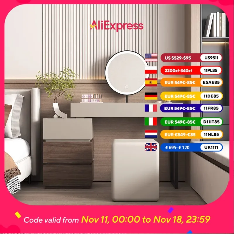 

Роскошный простой столик для макияжа, туалетный столик для красоты, модное качество, элегантный туалетный столик, уникальный европейский набор для спальни Penteadeira Quarto