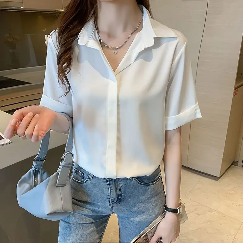 

Женский летний новый свободный ор Све irt Design Sensation Small ence Faionable Simple Profional Top